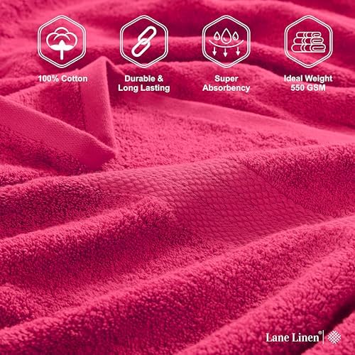 Premium 100 Cotton Bath Towels Set for Girls