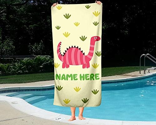 Personalized Dinosaur Towel