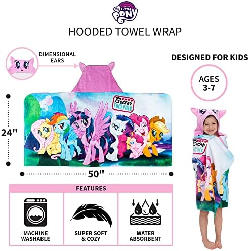 My Little Pony Cotton Terry Towel 24x50 by Franco for Kids