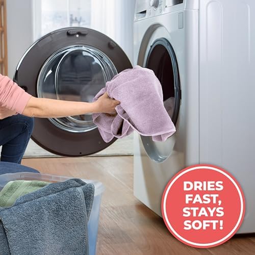 TEXTILOM 100 Turkish Cotton Bath Towel Set - Lilac