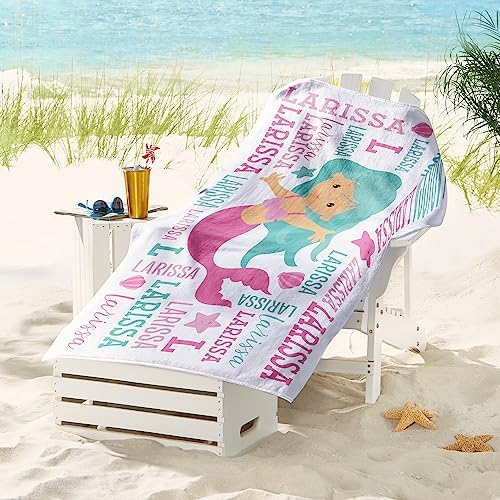 Lets Make Memories Personalized Beach Towel for Kids
