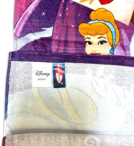 Disney Princess Terry Bath Towel Fuchsia