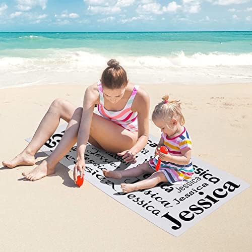 Personalized Beach Towel for Face Doctors and Family - Quick Dry Nice