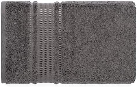 Melissa Linen Dark Gray 2-Piece Bath Towel Set