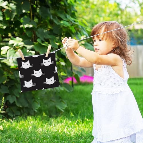 Cute Cat Washcloths for Babies Soft Reusable Washcloths