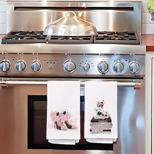 Stylish Pink Hand Towels for Girls Bathroom Accessories Premium Cotton Towels
