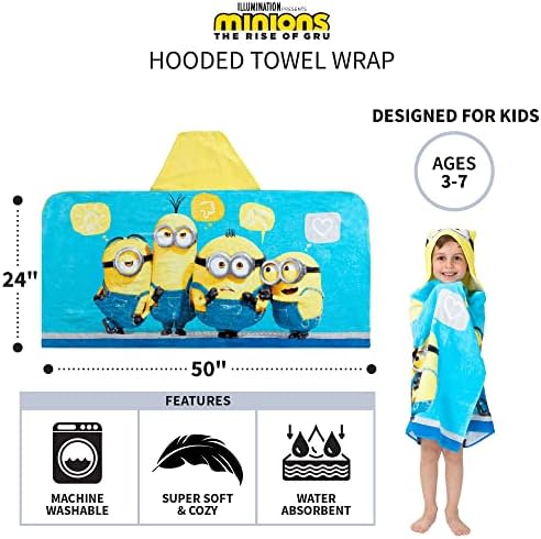 Francos Despicable Me Minions Bath Towel