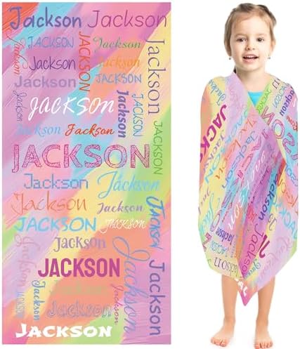 Personalized Microfiber Beach Towels Sand-Free Custom Design