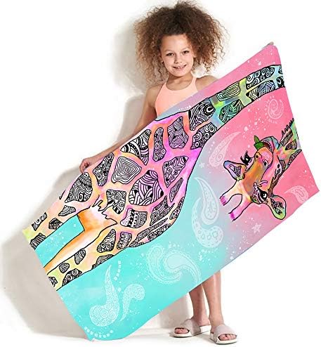 Cute Giraffe Beach Towel for Everyone