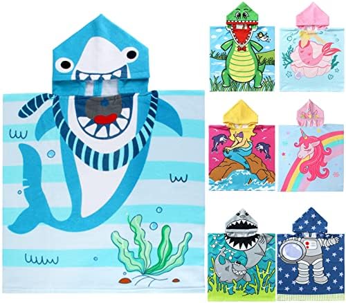 NovForth Kids Bath Towel with Hooded Wrap for Boys Girls