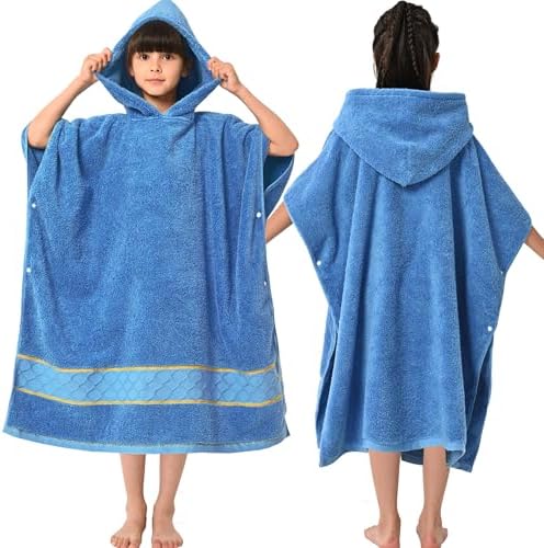 BOYS Hooded Bath Towel - Thick Soft Machine Washable