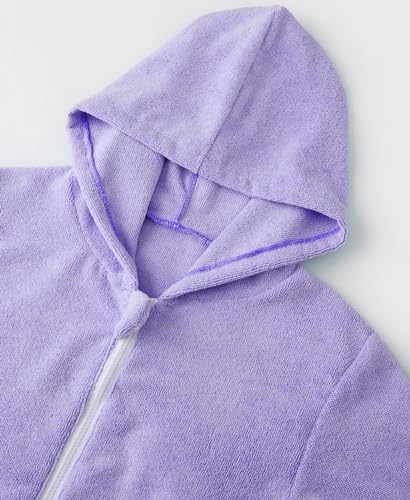 MissShorthair Hooded Towel Robe for Kids
