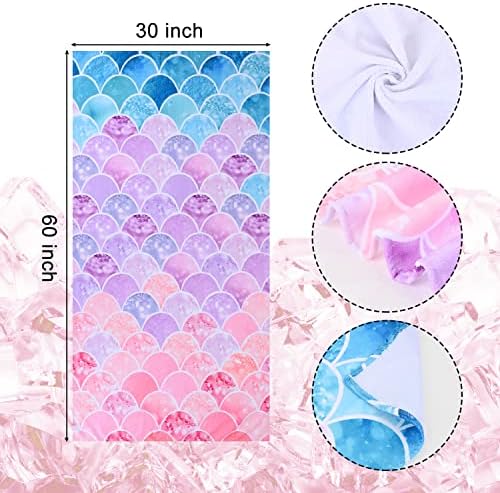 Little Mermaid Beach Towel Lightweight Quick-Dry and Absorbent