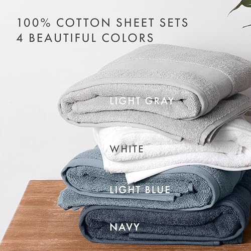Linen Market Towels 6 Pack 100 Cotton Bath Essentials