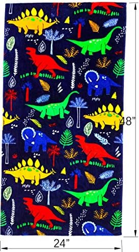 Jurassic Adventure Kids Bath Towels
