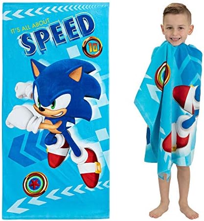 Sonic the Hedgehog Beach Towels for Kids
