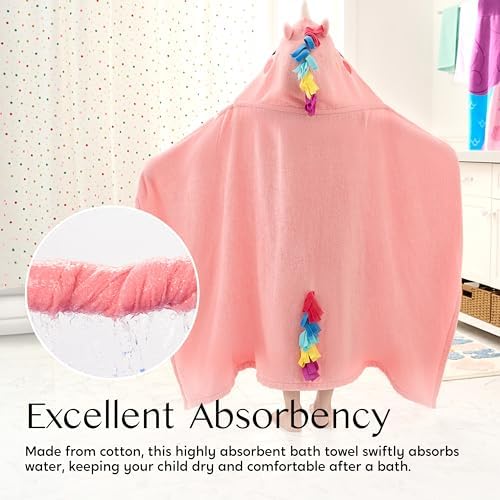 Unicorn Bath Towel for Kids 30x50