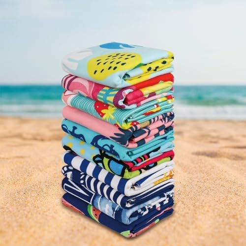 Chic 30x60 Beach Towel - Sand-Free Watermelon Design