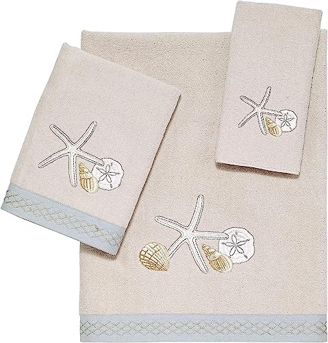 Seaglass Collection 3pc Cotton Towels