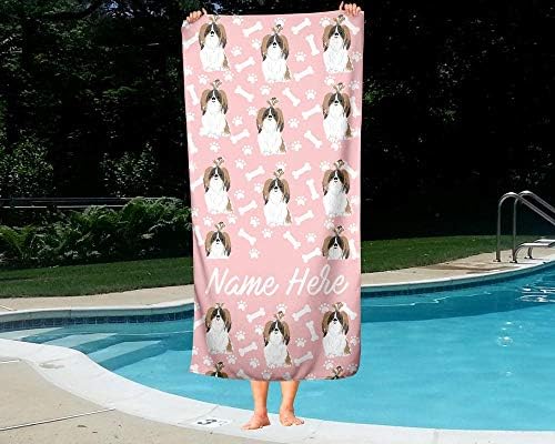 Personalized Shihtzu Pet Towels