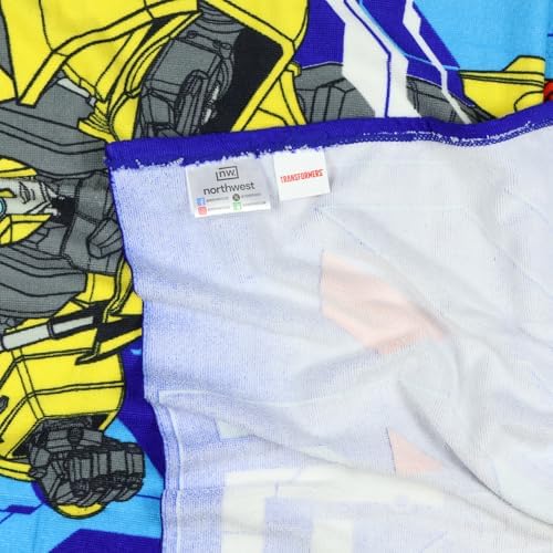 NORTHWEST Transformers Beach Towel Optimus Prime and Bumblebee 30x60