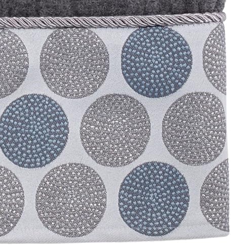 Avanti Linens - 3-Piece Towel Set Dotted Circles Collection Nickel