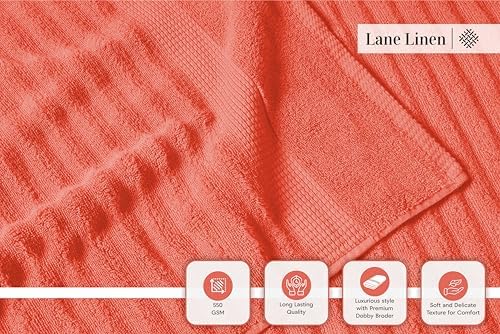 Luxuryribbed Bath Towels Set