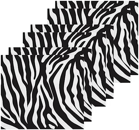 Zebra Washcloth 2-Pack Reusable Soft Quick-Dry