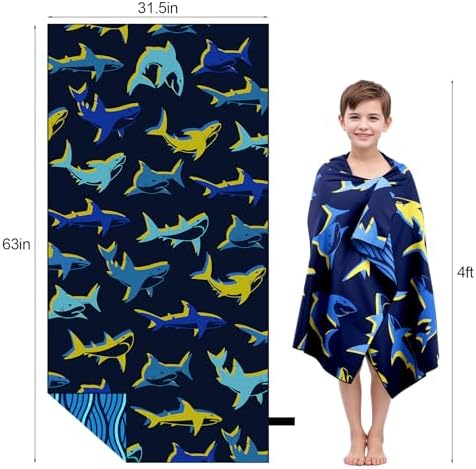 MelonBoat Shark Beach Towel