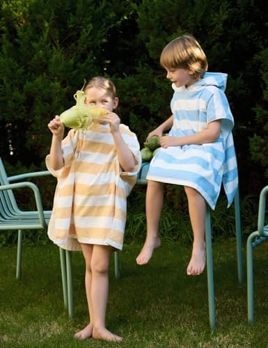 TBEZY Toddler Bath Towel Poncho 24x26