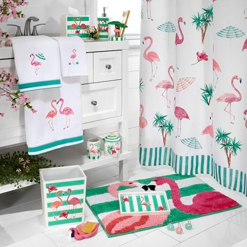 Crisp Flamingo bath collection 4pc towel set