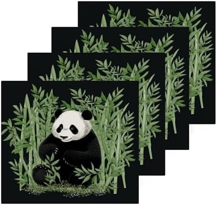 YETTASBINHigh-Quality Panda Washcloths for Defensive Use