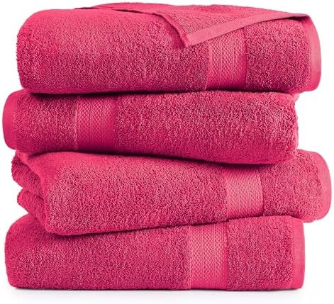 Premium 100 Cotton Bath Towels Set for Girls