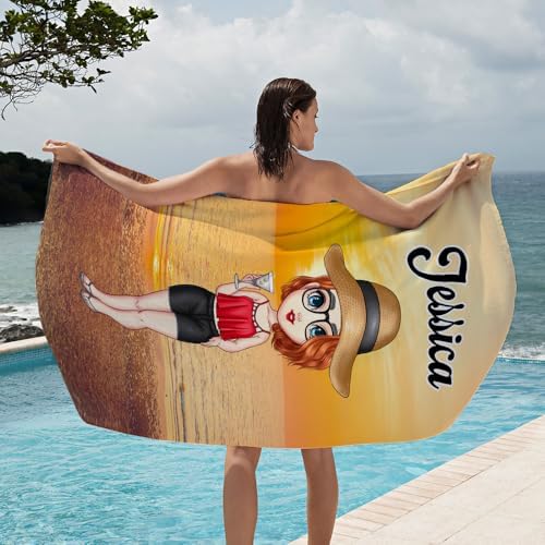 Personalized Beach Towels for Girls Perfect for Girls