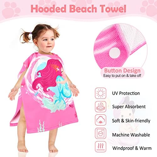 HUANLANG Kids Fun Microfiber Beach Towels