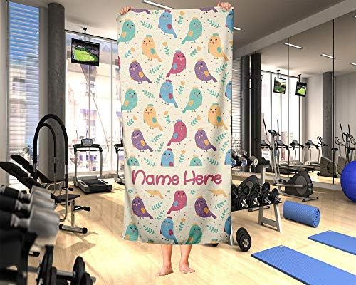 Personalized Bird Towels - Oversized for Beach Travel