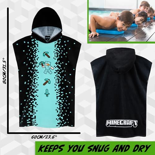 Minecraft Bath Towels for Kids Tivity for Dry Comfort