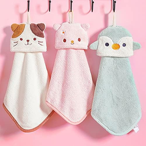 Adorable 3-Pack Hand Towels for Kids