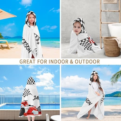 Custom Bath Beach Swimming Pool Towel with Hood