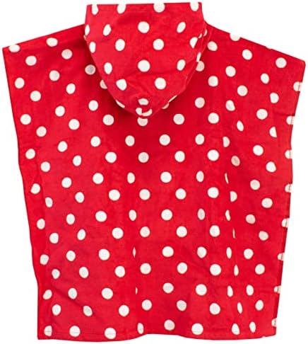 Disney Girls Minnie Mouse Bath Towel Kids Red