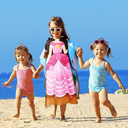 Tirrinia Princess Kids Bath Towel Fun for 2 to 7 years