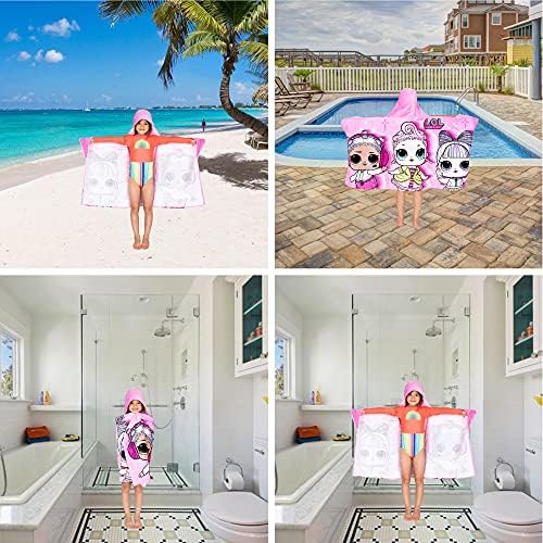 Franco Kids Bath Beach Soft Cotton Terry Towel Wrap Lol Surprise Design