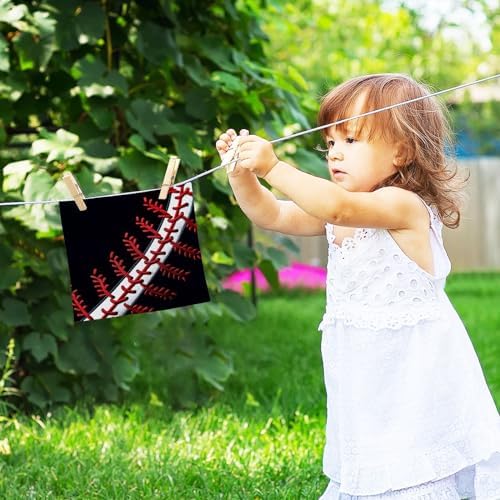 High-Quality Soft Baseball Washcloths for Babies 12x12 Inch