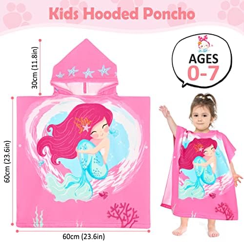 HUANLANG Kids Fun Microfiber Beach Towels