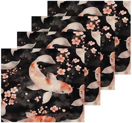 Watercolor Koi Fish Washcloths 2-Pack