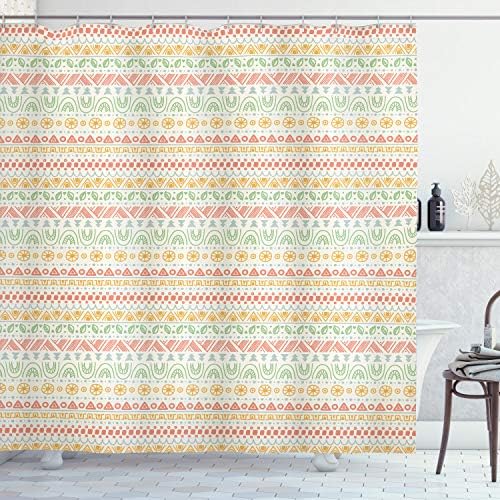 Ambesonne Striped Shower Curtain