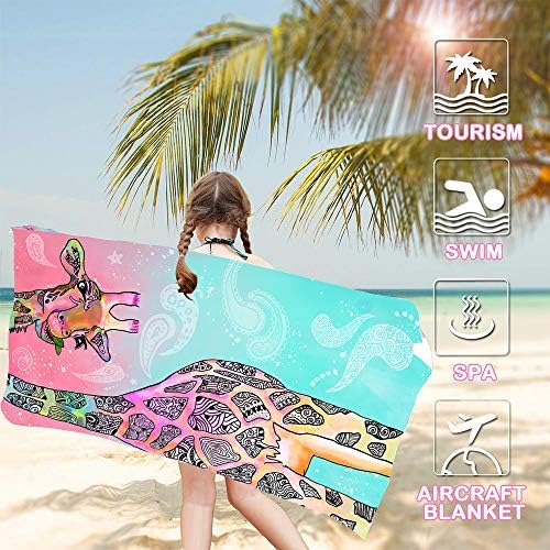 Cute Giraffe Beach Towel for Everyone