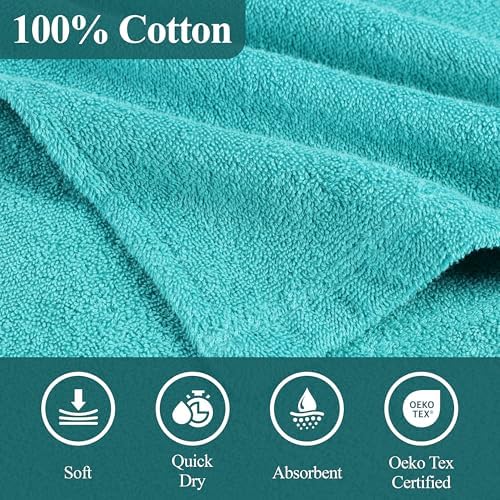 Superior Kids Cotton Terry Poncho Soft Absorbent Easy-Wear