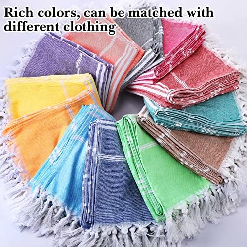 Mixweer 12-Pack Turkish Beach Towels Quick Dry
