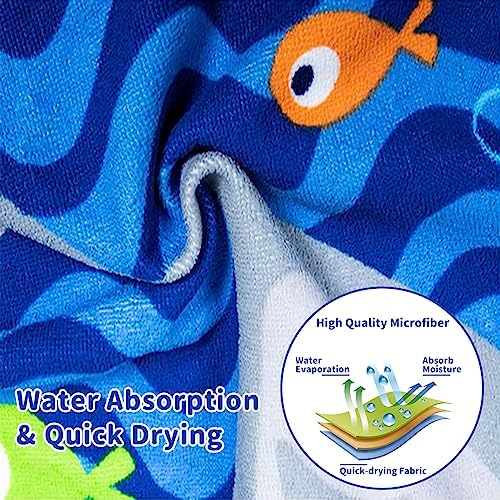 Cute Animal Hooded Beach Towel for Kids